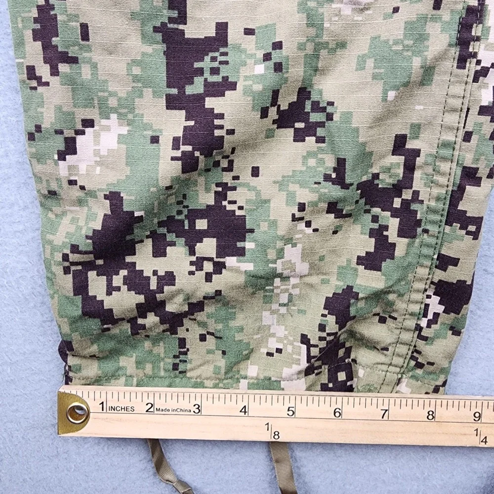 US Navy Seals Pants Mens Med Long 33x33 Green NWU Type III Camo Cargo Navy Work